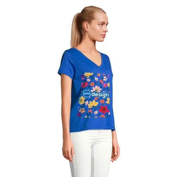 T-shirt col V femme personnalisable SOL’S REGENT V WOMEN