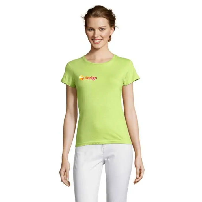 Tee shirt femme personnalisé coton 150g/m²-MISS