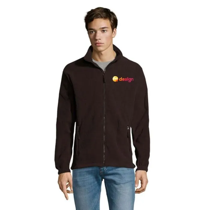 Veste personnalisée micropolaire homme SOL'S 100% polyester -NORTH