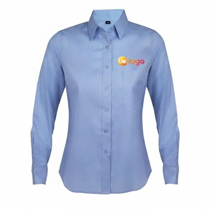 Gepersonaliseerd damesoverhemd met lange mouwen BUSINESS
