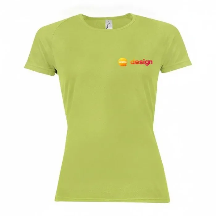 Maglietta da donna con maniche raglan personalizzata SPORTY