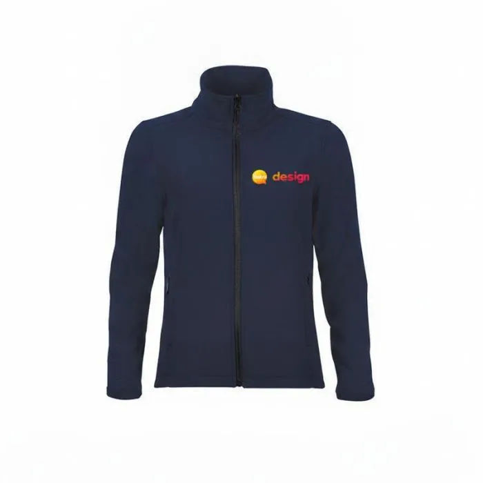Giacca da donna softshell con cerniera personalizzata RACE