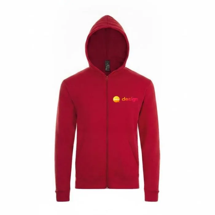 Giacca unisex con cappuccio e cerniera personalizzata STONE