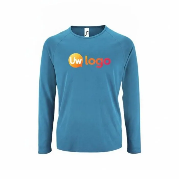 Gepersonaliseerd sport-T-shirt met lange mouwen voor heren SPORTY LSL