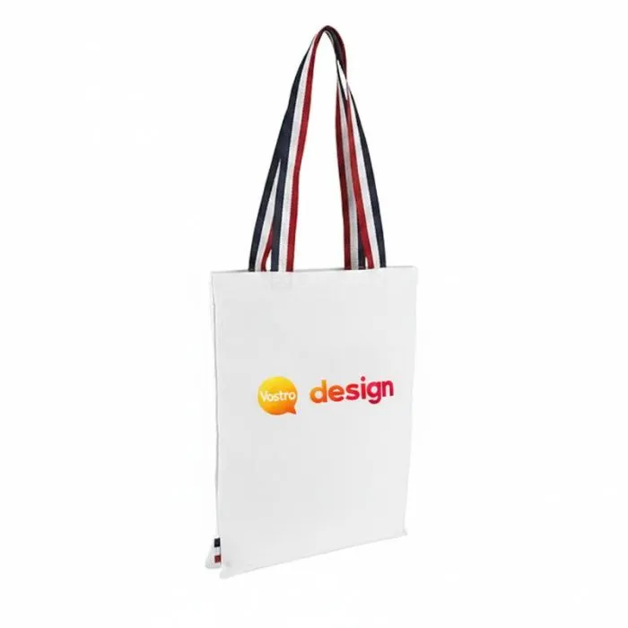 Borsa da shopping personalizzata ETOILE con manici a righe