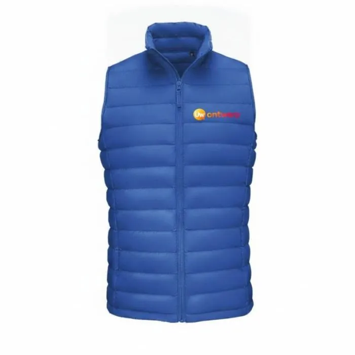 Ultralichte mouwloze heren-donsjas, gepersonaliseerd, WILSON BW