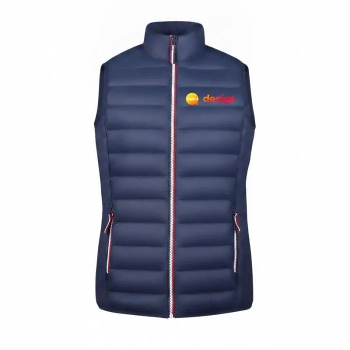 Piumino leggero senza maniche da donna personalizzato - VICTOIRE BW