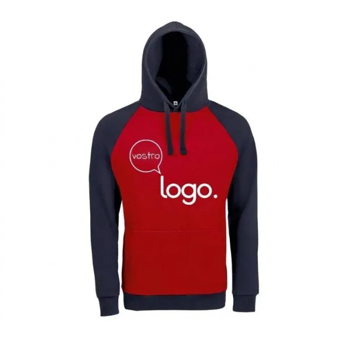 Felpa unisex bicolore personalizzata SEATTLE