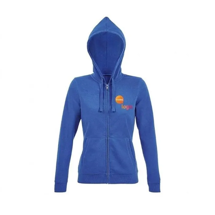 Giacca da donna personalizzata con cappuccio e cerniera SPIKE