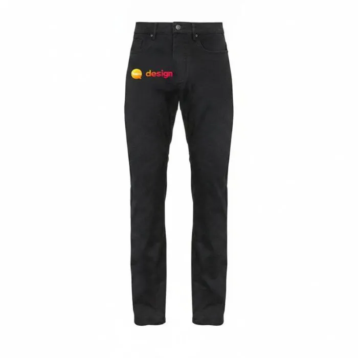 Pantaloni a gamba dritta elasticizzati personalizzati Gaspard - Uomo