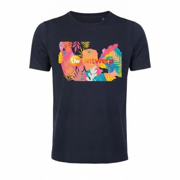 Gepersonaliseerd T-shirt van jersey, model Lucas - Heren