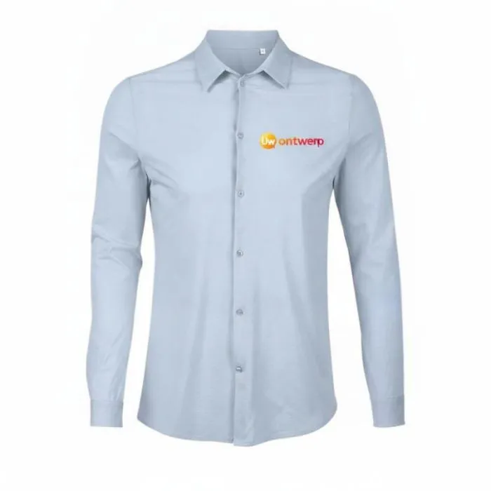 Balhazar-shirt van jersey met persoonlijke bedrukking – heren