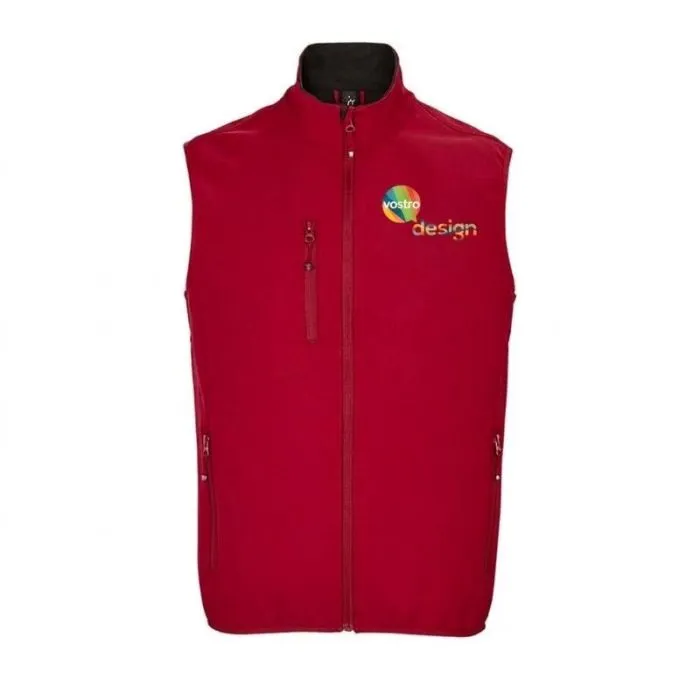 GIACCA DA UOMO CON Cerniera, SOFTSHELL, PROMOZIONALE, SENZA MANICHE