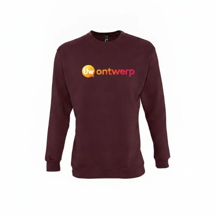 Gepersonaliseerd unisex-sweatshirt met ronde hals - NEW SUPREME