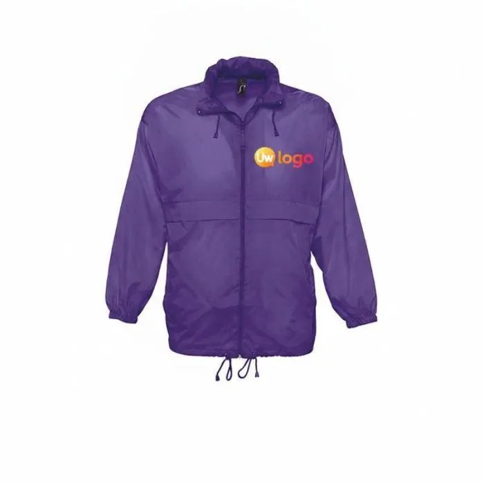 Gepersonaliseerde, waterafstotende unisex windjack SURF