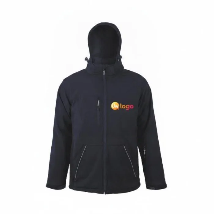 Gepersonaliseerde ROCK softshell-parka voor heren
