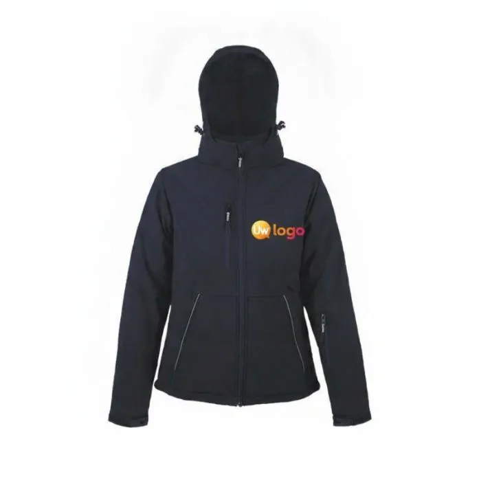 Gepersonaliseerde ROCK softshell-parka voor dames