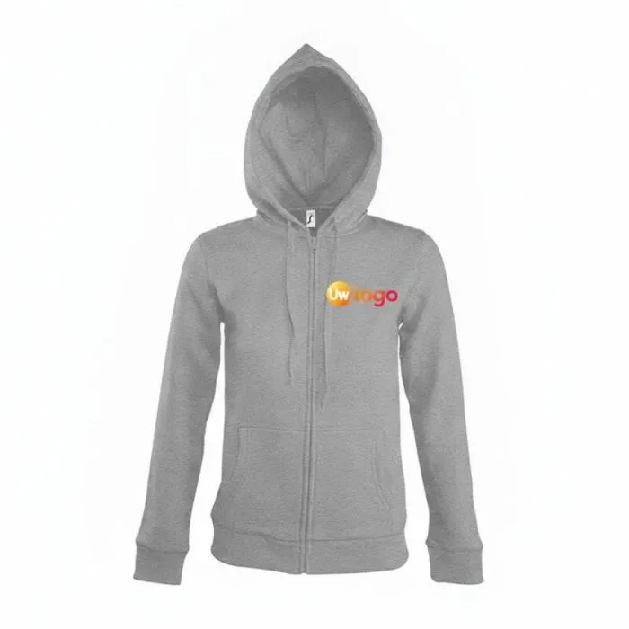 Gepersonaliseerd SEVEN-damesjack met rits en capuchon, gevoerd