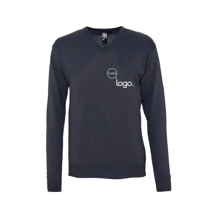 Maglione da uomo con scollo a V personalizzato GALAXY