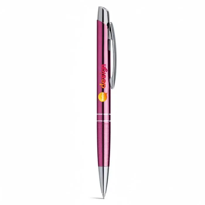 Penna a sfera in alluminio con clip personalizzabile