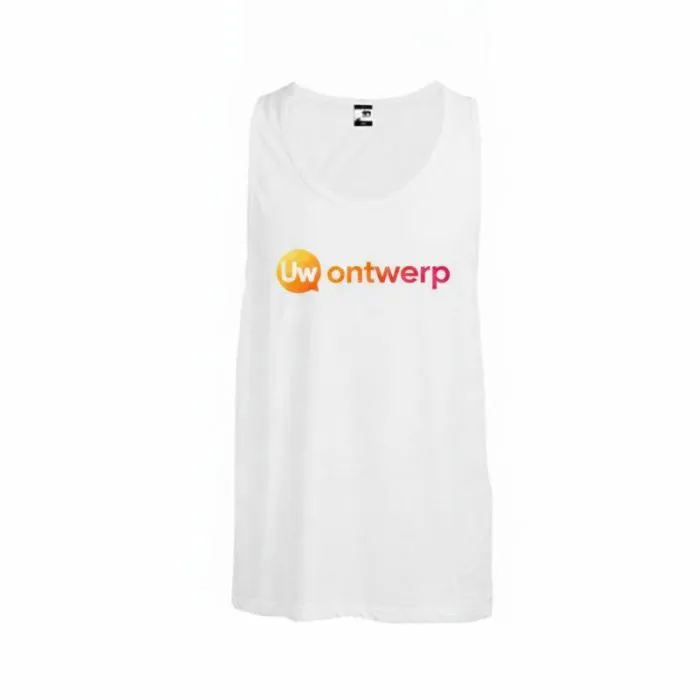 Gepersonaliseerd mouwloos herenhemd IBIZA