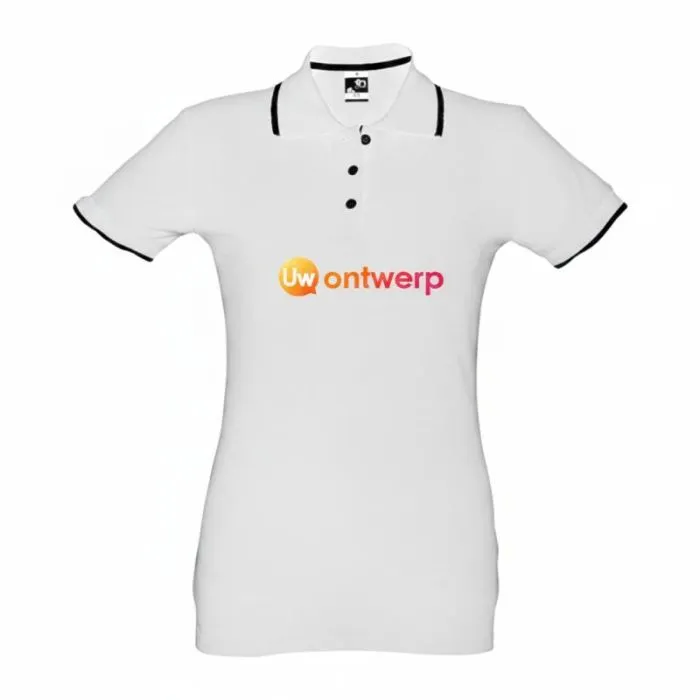 Gepersonaliseerde slim fit-polo voor dames van ROME WOMEN