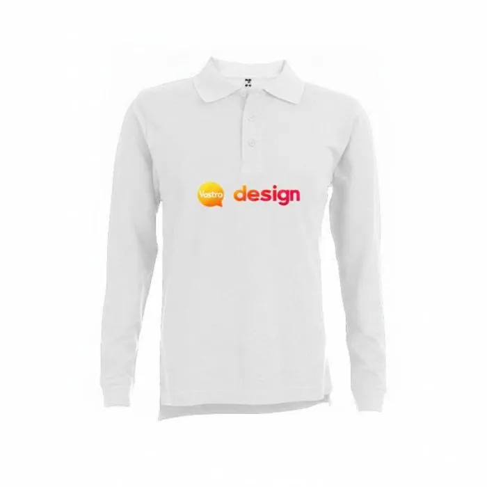 Polo da uomo a maniche lunghe personalizzata BERN