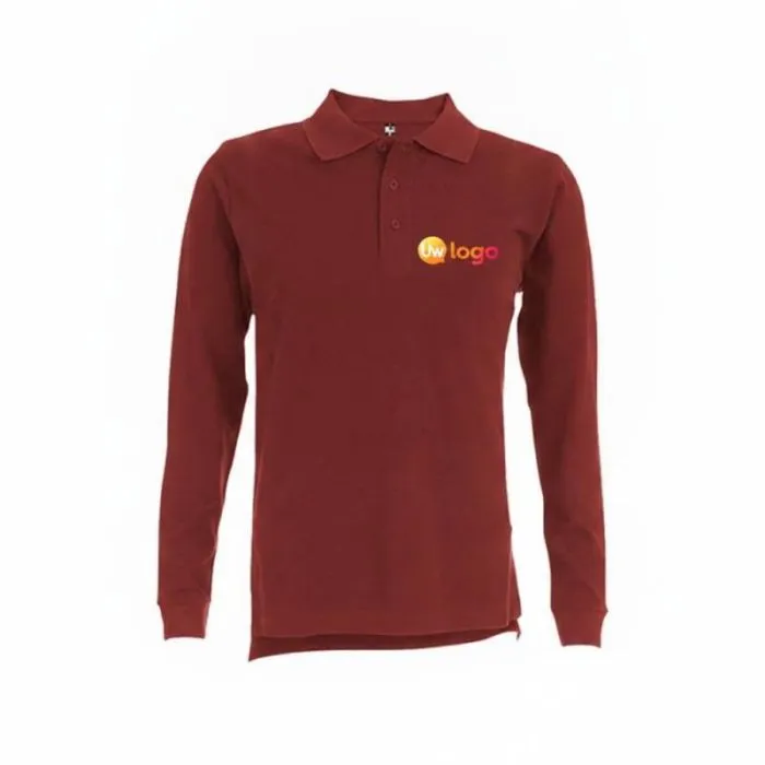 Gepersonaliseerd herenpolo met lange mouwen, maat 3XL, BERN