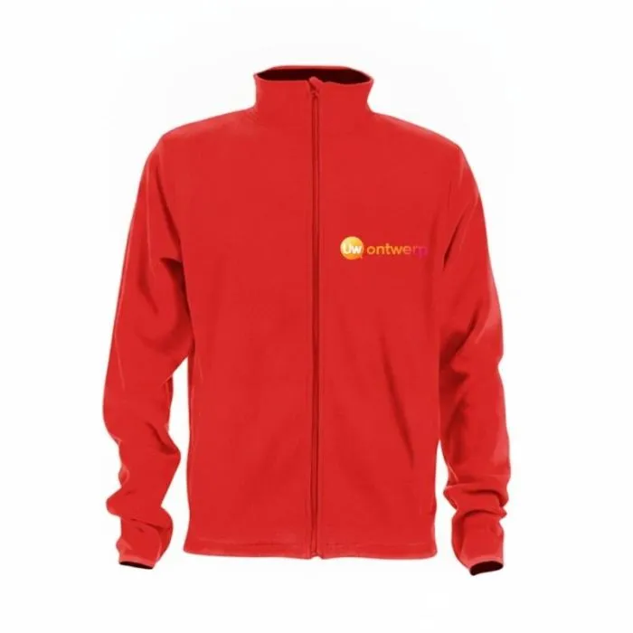 Gepersonaliseerd fleecejack met ritssluiting voor heren HELSINKI
