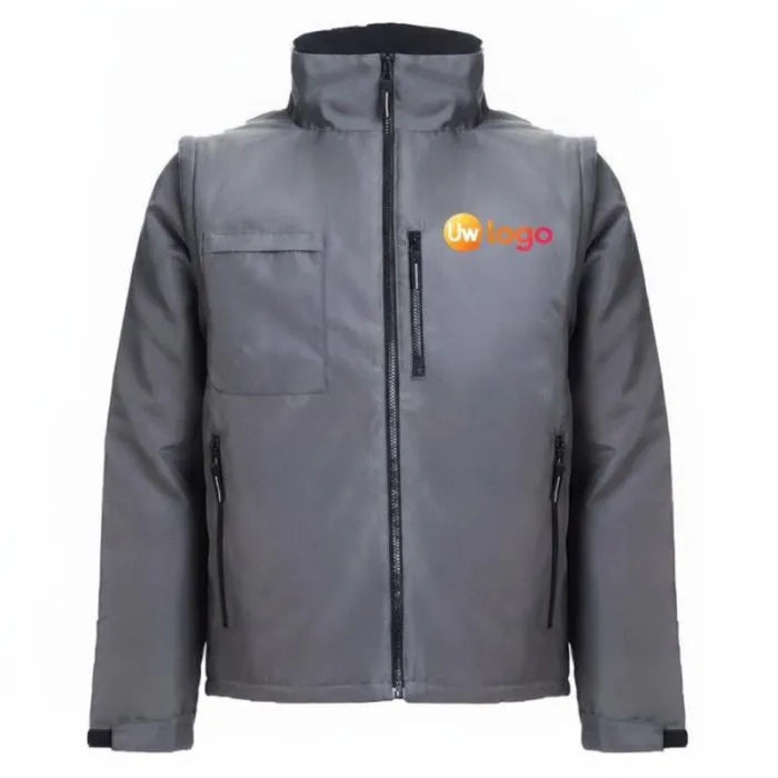 Unisex werkjas, gewatteerd, personaliseerbaar: Astana