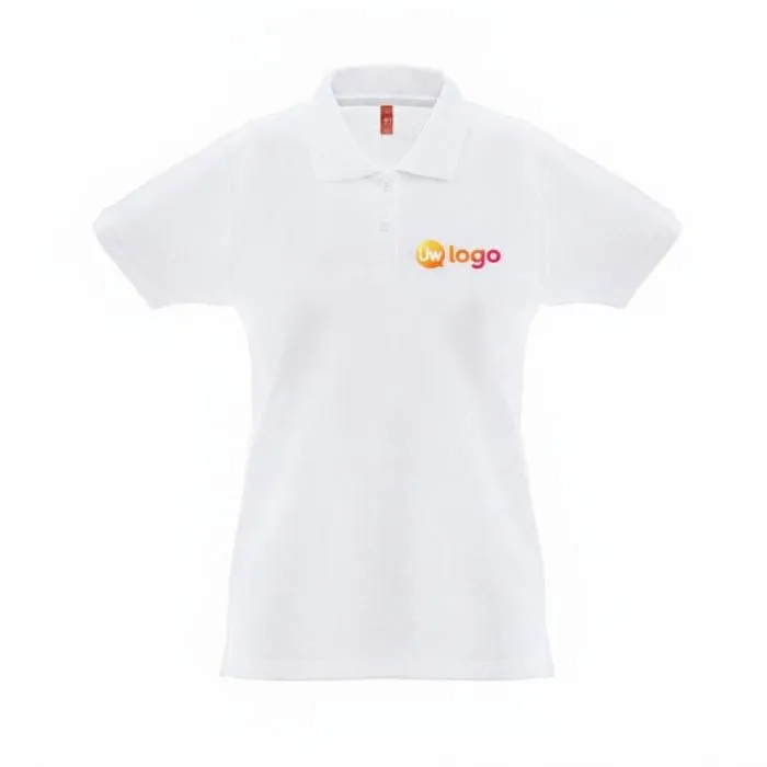 THC MONACO WOMEN WH. Personaliseerbare poloshirt voor dames