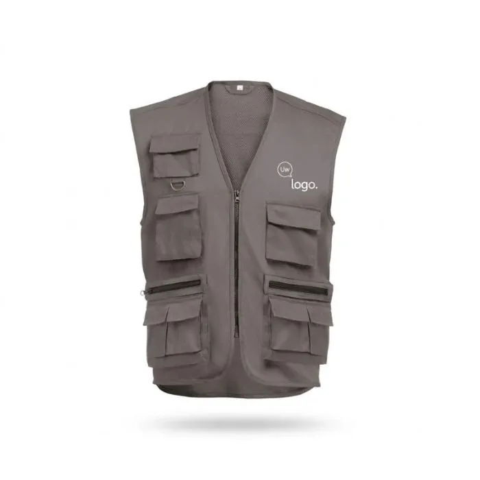 Gepersonaliseerd vest met meerdere zakken - THC PIXEL.
