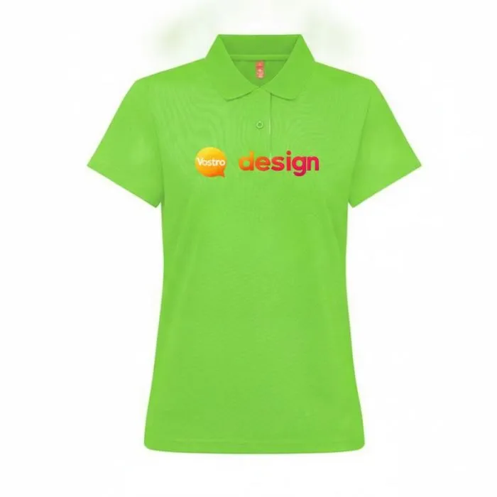 Polo tecnica da donna con stampa pubblicitaria - THC DYNAMIC WOMEN.