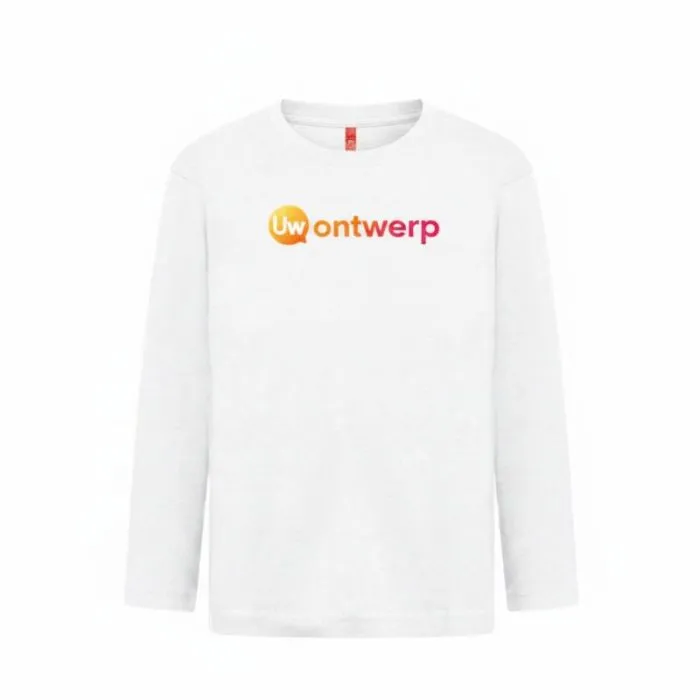Promotionele T-shirt met lange mouwen THC BUCHAREST KIDS WH.