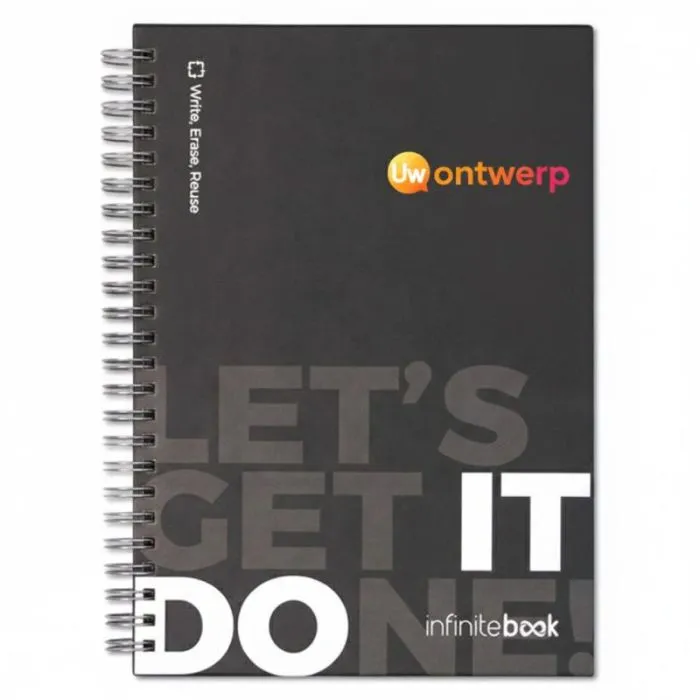 A5-promotieblok met uitwisbare pagina's en complete set - Infinitebook