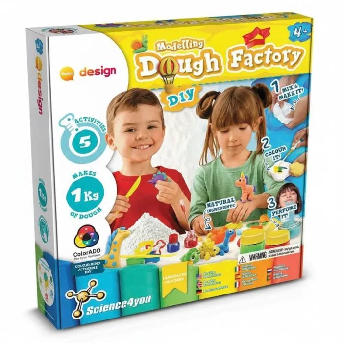 Kit per la creazione di pasta modellabile - Gioco educativo personalizzabile per bambini