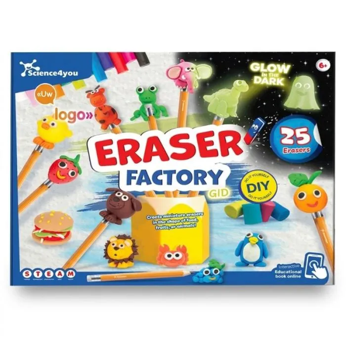 Creatief, aanpasbaar spel voor kinderen om gummen te maken - Rubber Factory