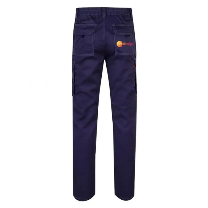 Pantaloni elasticizzati slim personalizzati con tasche multiple
