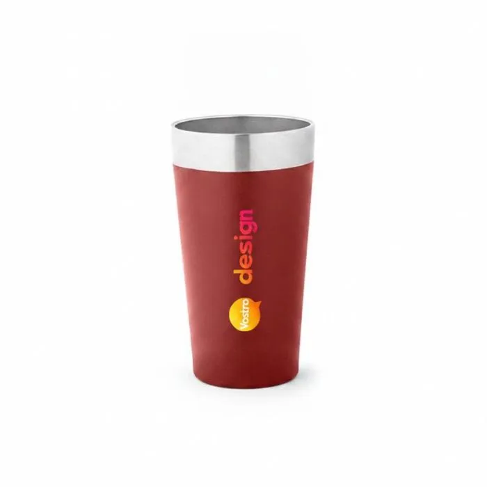 Tazza da viaggio promozionale in acciaio inossidabile da 540 ml - GRACE.