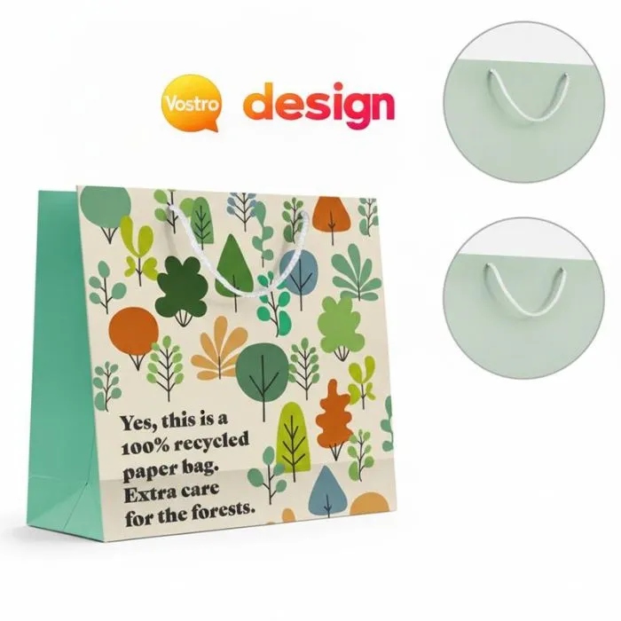 Borsa ecologica in carta riciclata - PAPERBAG SHOWCASE