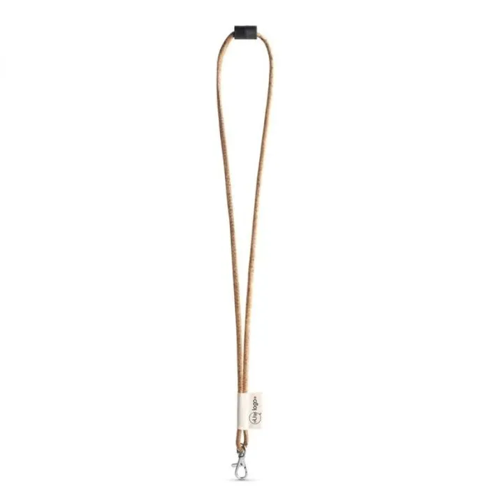 Gepersonaliseerde lanyard Cork Long Set - ø5 x 470 mm