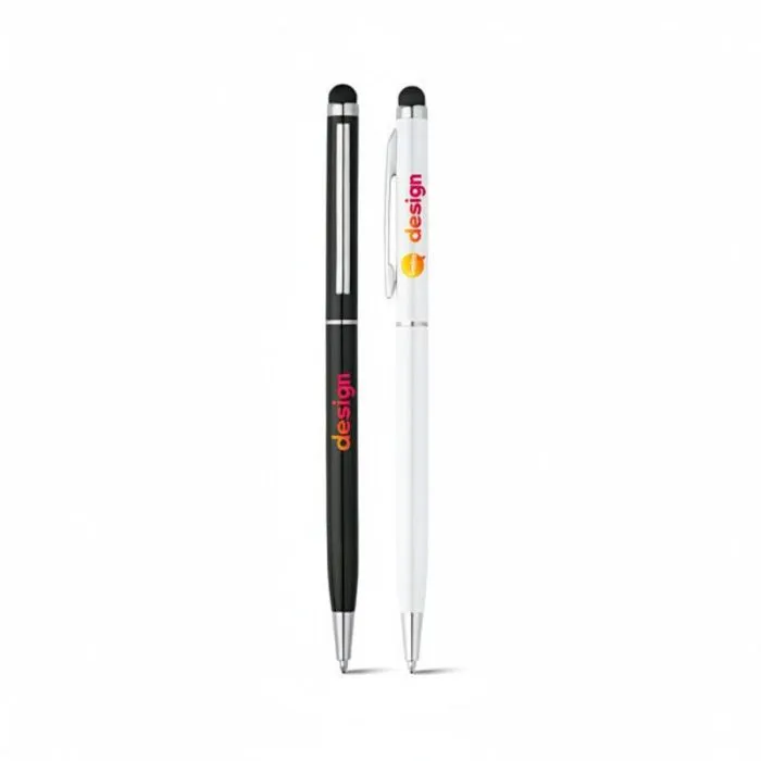 Penna a sfera promozionale in alluminio ZOE BK