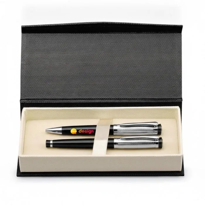 Set promozionale composto da penna roller e penna a sfera ORLANDO
