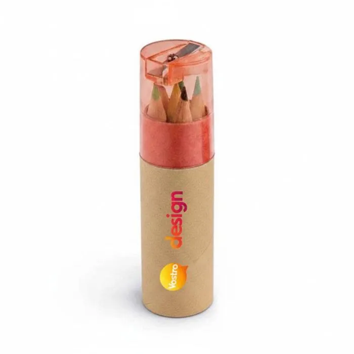 Scatola promozionale con 6 matite colorate ROLS