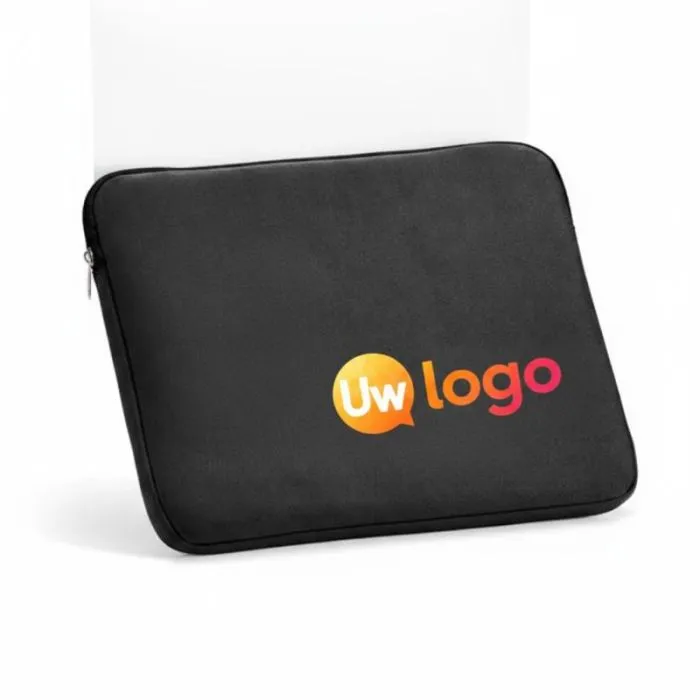 Softshell-laptophoes met reclame voor 15-inch laptops - Avery