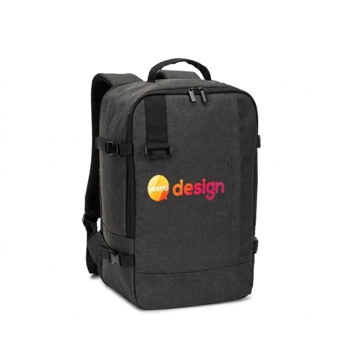 Zaino personalizzato da 20 L in poliestere riciclato, per computer da 14’’, 250x400x200 mm