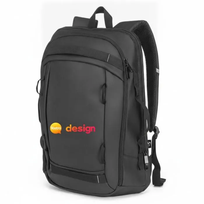 Zaino porta PC impermeabile personalizzato in poliestere riciclato - KAMPALA