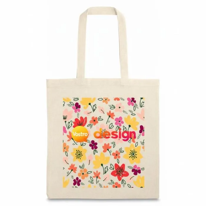 Borsa personalizzata in cotone al 100% con manici da 40 cm - SINAIA