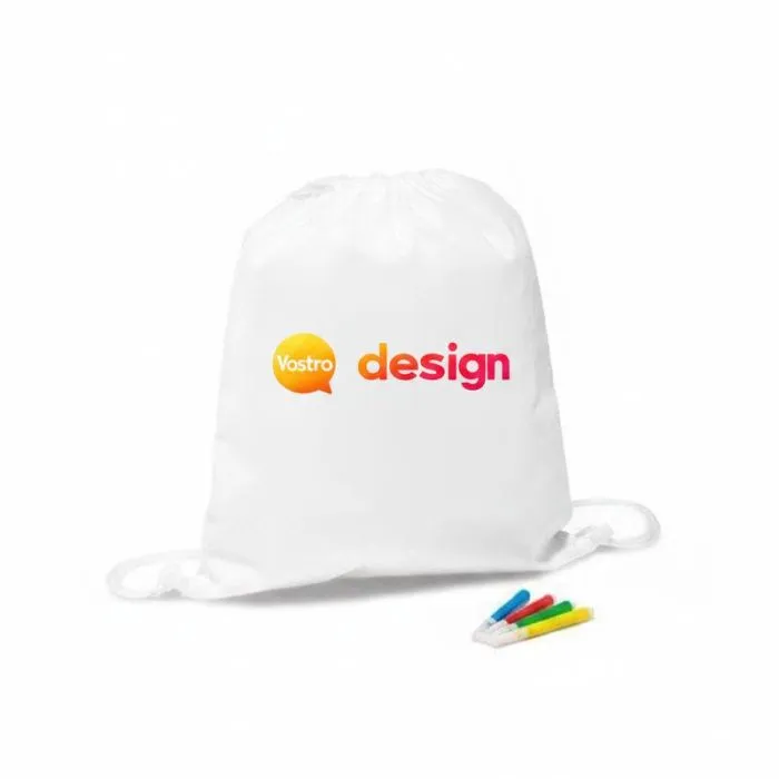 Zaino personalizzato da colorare DRAWS