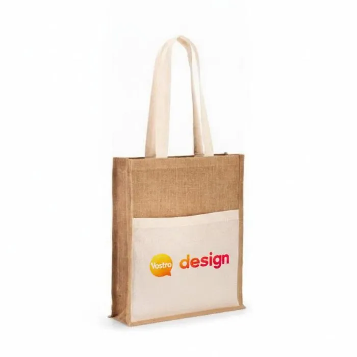 Borsa personalizzata in tela di iuta BRAGA